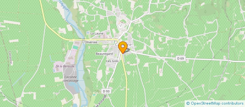 localisation de l'entreprise 919 691 014   CAIRANNE