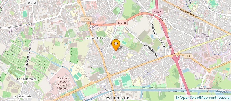 localisation de l'entreprise 919 699 058   LES PONTS-DE-CE