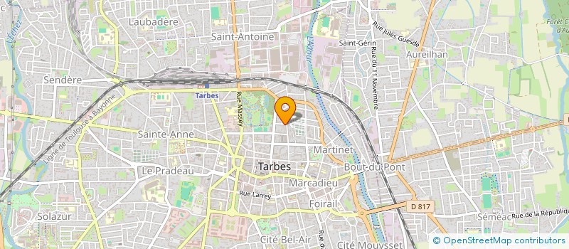 localisation de l'entreprise 919 711 663   TARBES