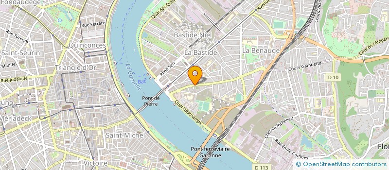 localisation de l'entreprise 919 725 259   BORDEAUX