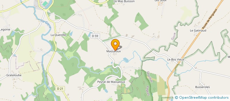 localisation de l'entreprise 919 733 428 à DOURNAZAC