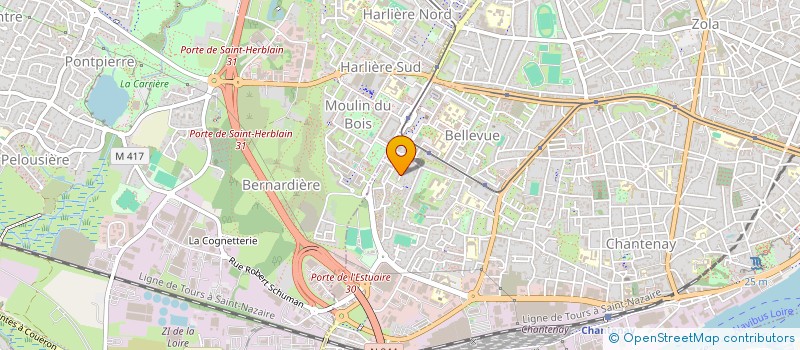 localisation de l'entreprise 919 747 014 à NANTES