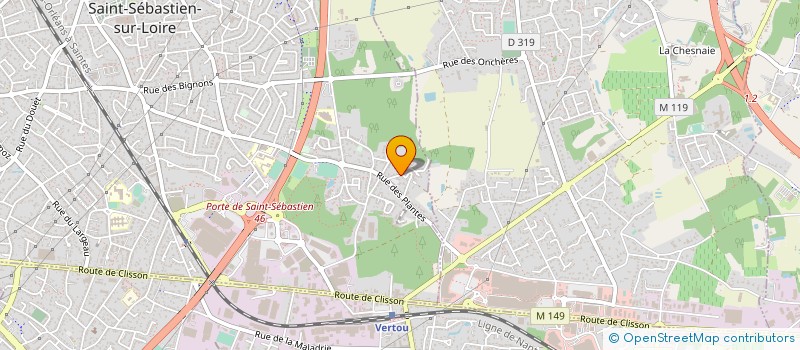 localisation de l'entreprise 919 747 725   SAINT-SEBASTIEN-SUR-LOIRE