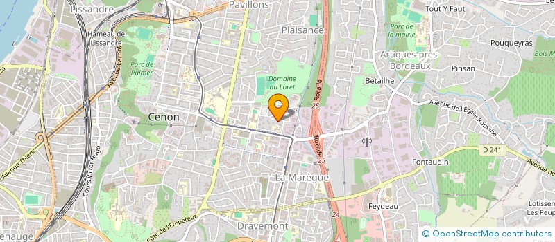 localisation de l'entreprise 919 760 926   CENON