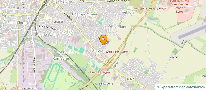 localisation de l'entreprise 919 773 333   NIORT