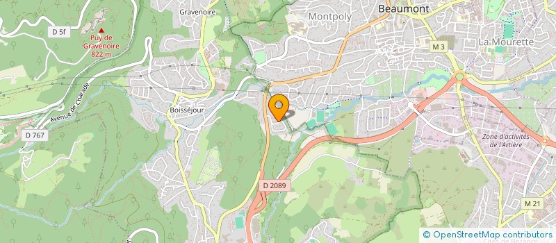 localisation de l'entreprise 919 795 666   CEYRAT