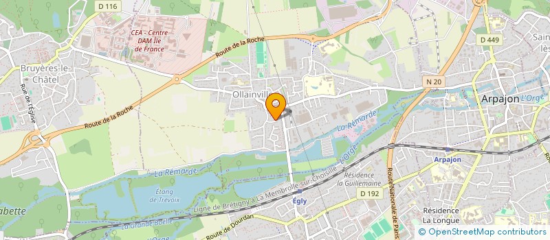 localisation de l'entreprise 919 804 815   OLLAINVILLE