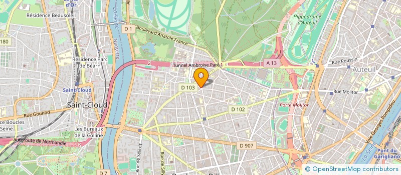 localisation de l'entreprise 919 817 213   BOULOGNE-BILLANCOURT