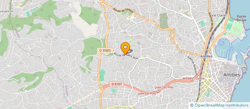 localisation de l'entreprise 919 832 303 à ANTIBES