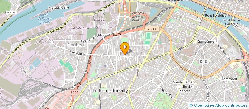 localisation de l'entreprise 919 833 640   LE PETIT-QUEVILLY