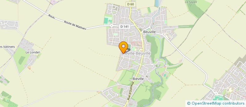 localisation de l'entreprise 919 833 723   BIEVILLE-BEUVILLE