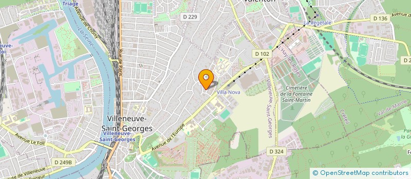 localisation de l'entreprise 919 842 104   VILLENEUVE-SAINT-GEORGES