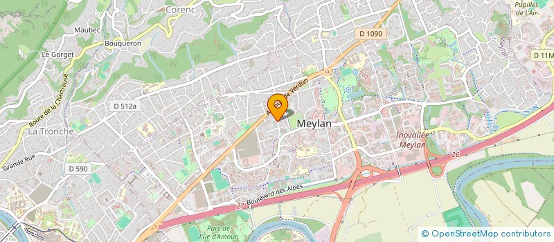 localisation de l'entreprise 919 865 212   GRENOBLE