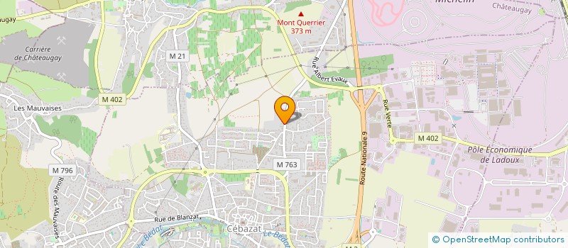 localisation de l'entreprise 919 871 772   CEBAZAT