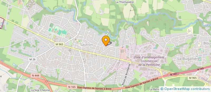 localisation de l'entreprise 919 872 176   SAUTRON