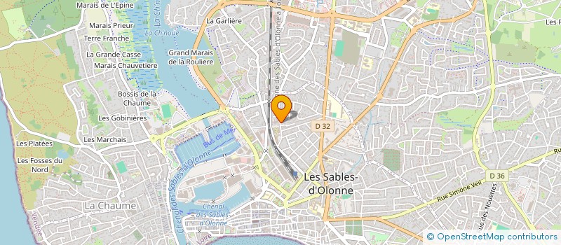 localisation de l'entreprise 919 873 273 à LES SABLES D'OLONNE