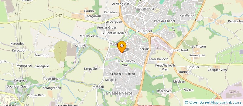 localisation de l'entreprise 919 874 933  à BREST