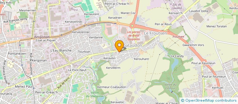 localisation de l'entreprise 919 876 383  à BREST