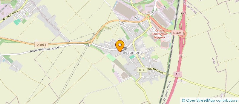 localisation de l'entreprise 919 884 569  à HENIN-BEAUMONT