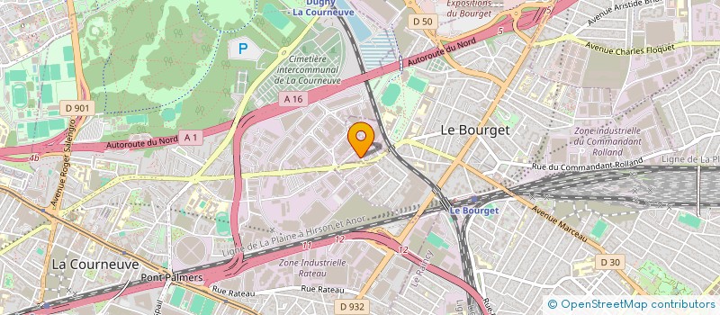 localisation de l'entreprise 919 889 808  à LA COURNEUVE