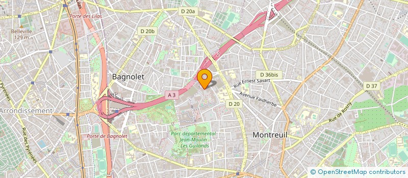 localisation de l'entreprise 919 889 931 à MONTREUIL