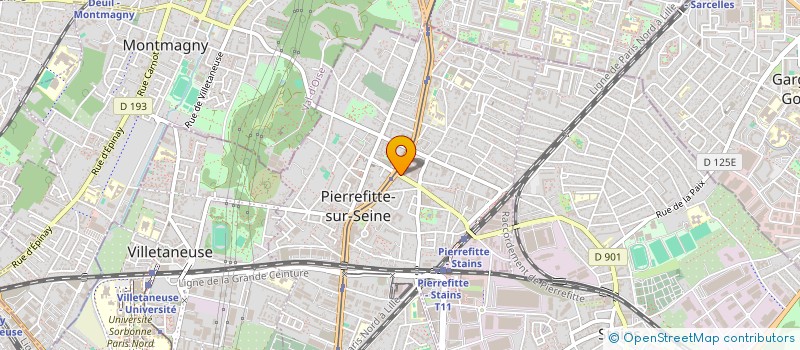 localisation de l'entreprise 919 891 218 à PIERREFITTE-SUR-SEINE