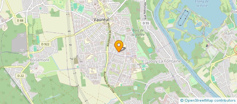 localisation de l'entreprise 919 897 488   VAUREAL