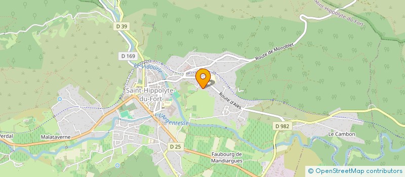 localisation de l'entreprise 919 907 550   SAINT-MATHIEU-DE-TREVIERS