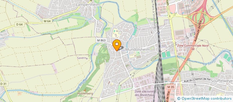 localisation de l'entreprise 919 938 670   MUNDOLSHEIM