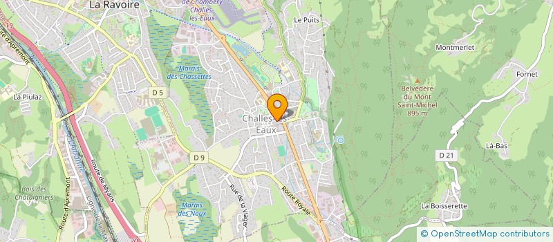 localisation de l'entreprise 919 939 728   CHALLES-LES-EAUX