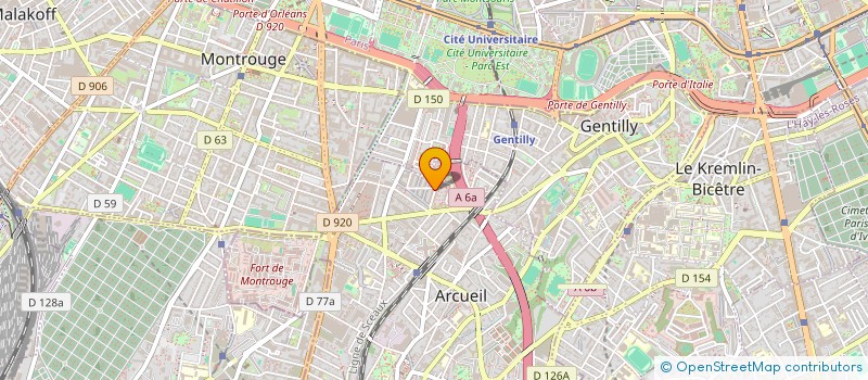 localisation de l'entreprise 919 942 607   ARCUEIL