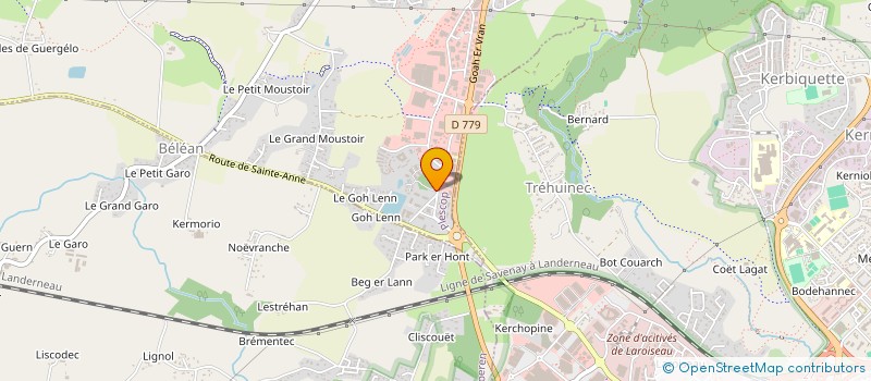 localisation de l'entreprise 919 943 720   PLESCOP