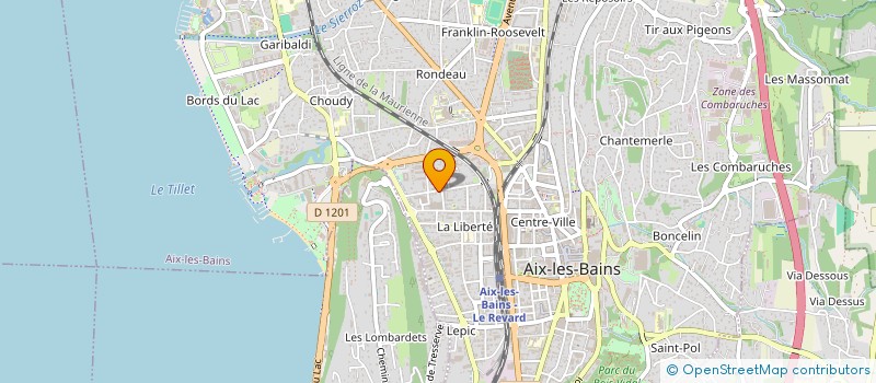 localisation de l'entreprise 919 947 192 à AIX-LES-BAINS
