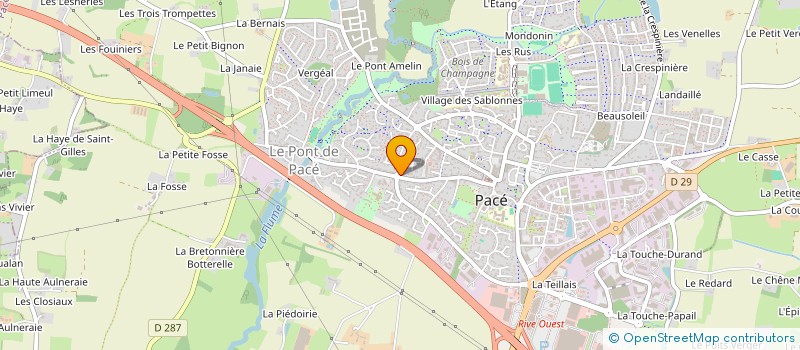 localisation de l'entreprise 919 952 036 à PACE