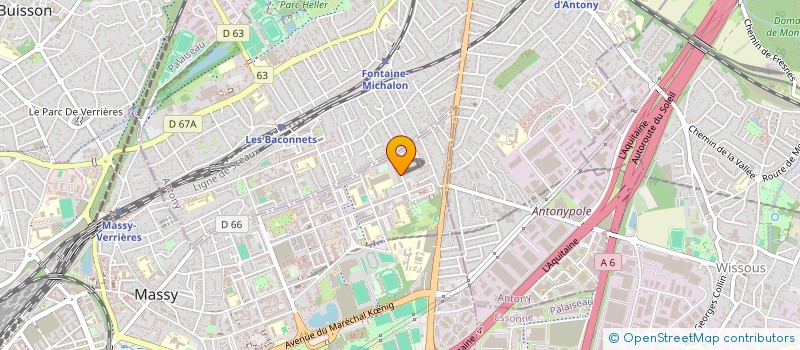 localisation de l'entreprise 919 953 117 à MASSY