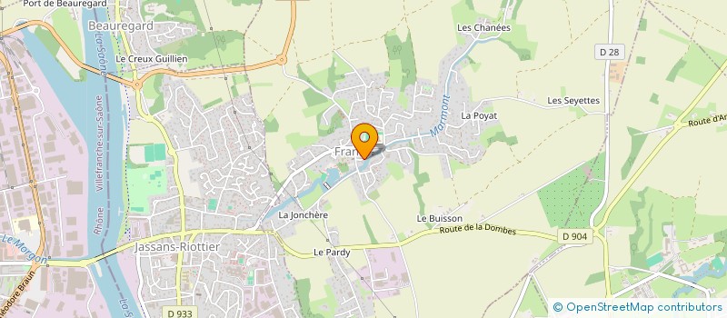 localisation de l'entreprise 919 959 742   FRANS