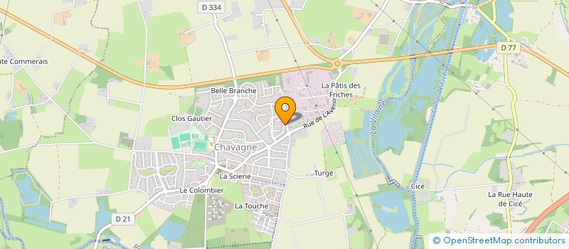 localisation de l'entreprise 919 970 400   CHAVAGNE