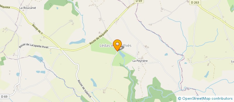 localisation de l'entreprise 919 970 616   TREBAS