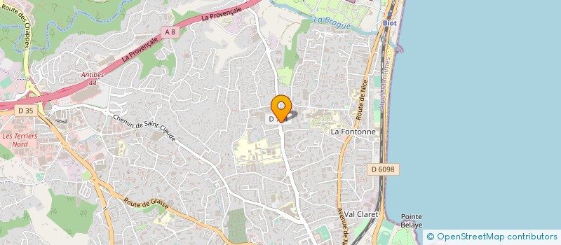 localisation de l'entreprise 919 973 305 à ANTIBES