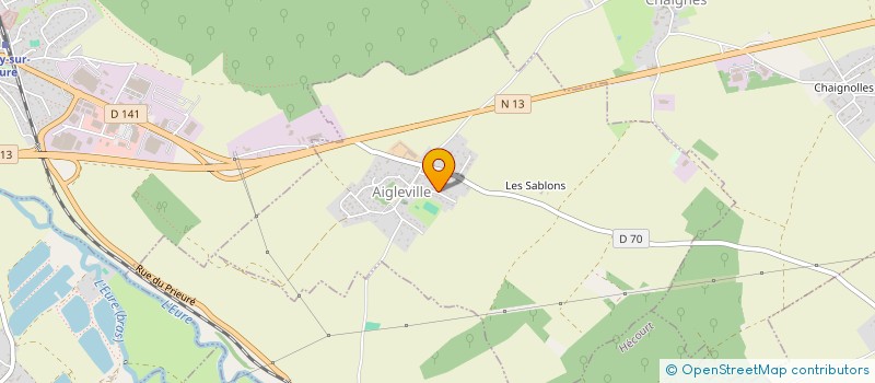 localisation de l'entreprise 919 980 995   AIGLEVILLE