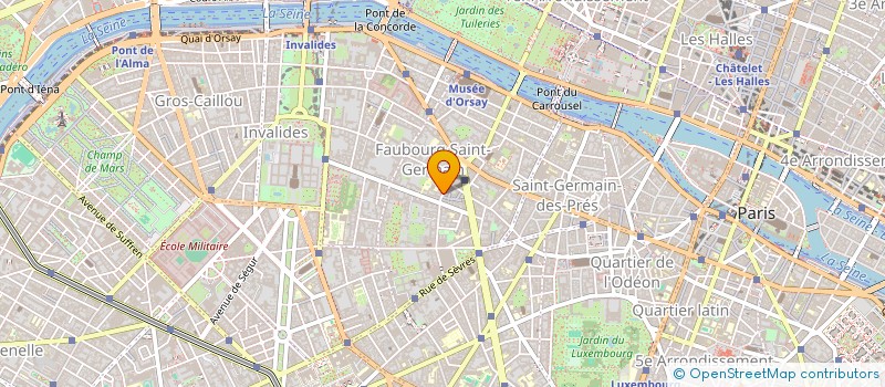 localisation de l'entreprise 92 RUE DU BAC  PARIS