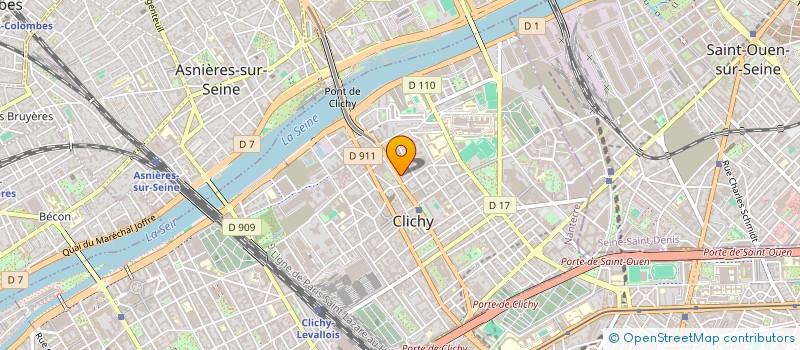 localisation de l'entreprise 92 SPORT à CLICHY