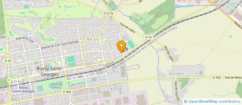 localisation de l'entreprise 920 007 705   BUSSY-SAINT-GEORGES