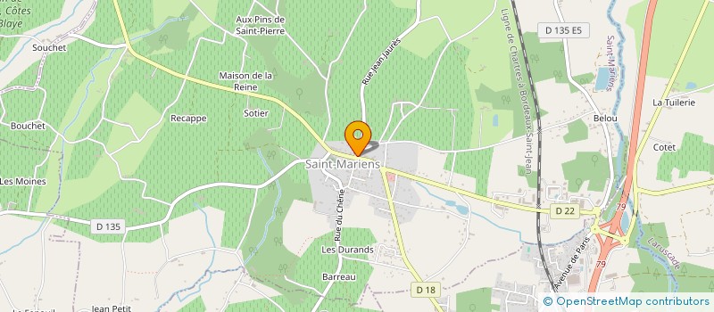 localisation de l'entreprise 920 012 572   GRADIGNAN