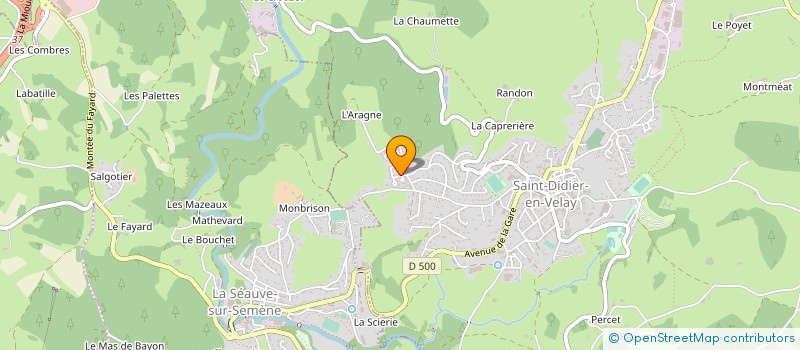 localisation de l'entreprise 920 014 503   LA SEAUVE-SUR-SEMENE