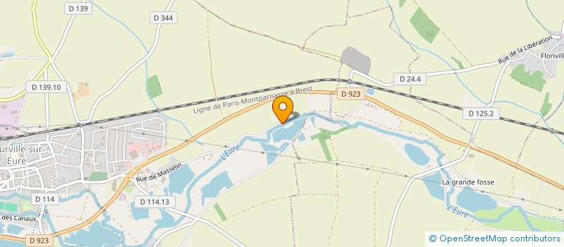 localisation de l'entreprise 920 014 529 à COURVILLE-SUR-EURE