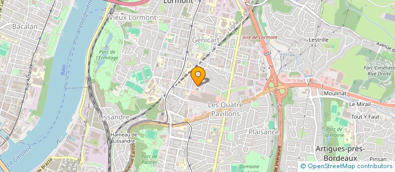 localisation de l'entreprise 920 020 625   MERIGNAC