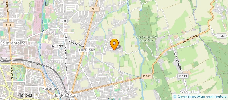 localisation de l'entreprise 920 063 823   AUREILHAN
