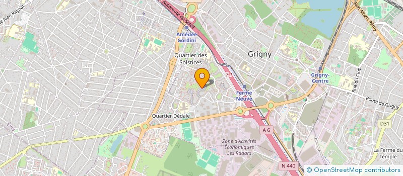 localisation de l'entreprise 920 075 090   GRIGNY