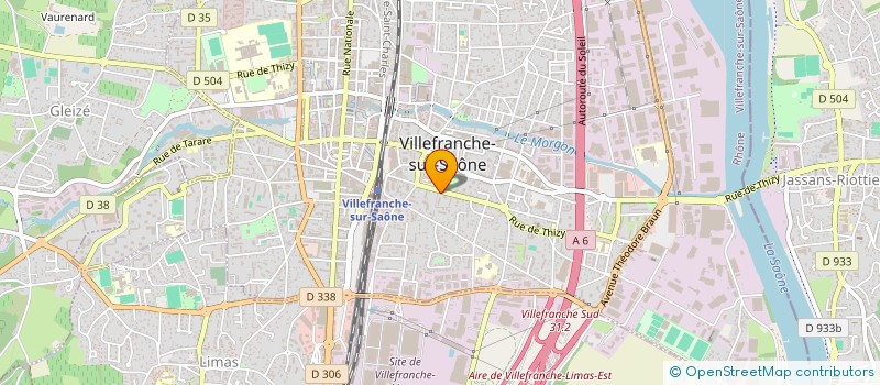 localisation de l'entreprise 920 080 652   VILLEFRANCHE-SUR-SAONE